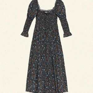 DOEN- NWT Bijou Dress in Noir Prairie de Montagne
